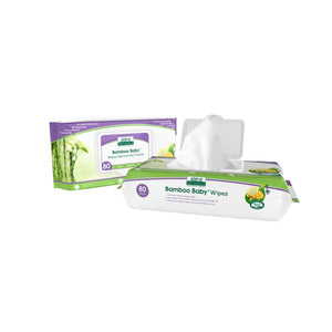 Bamboo Baby Wipes - 80 Count